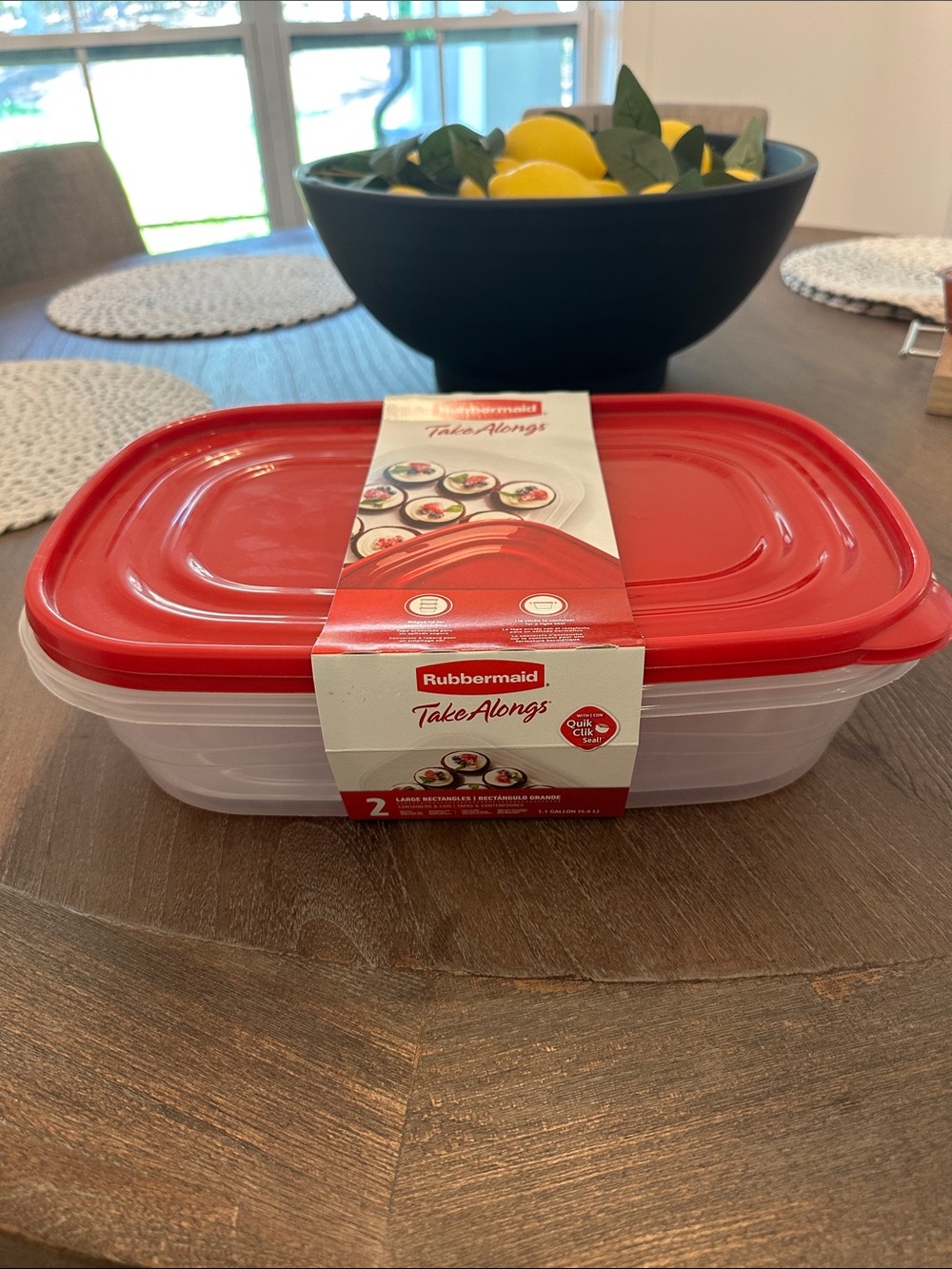 Rubbermaid Tupperware Containers